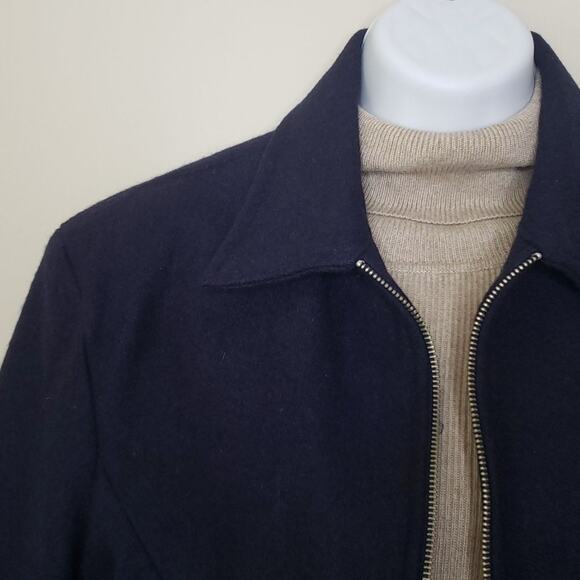 Angee Women's Wool Blend Academia Teacher Coat Size Medium Capsule Career Office - Picture 2 of 8